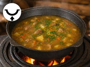 8 l Cast iron Kazan Uzbek ◡