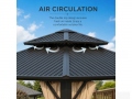 Gartenpavillon TOSCANA 3x3.65