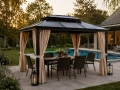 Gartenpavillon TOSCANA 3x3.65