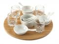 Roterande serveringsset, 14 delar