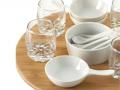 Roterande serveringsset, 14 delar