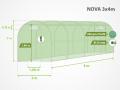Foliengewächshaus NOVA 3x4 m
