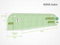 Folieväxthus NOVA 3x6 m