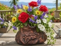Blomkruka BAG Bronze