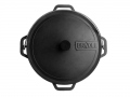 8 L Gusseisentopf mit Deckel