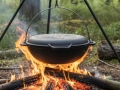 8 L Gusseisentopf Lid-Pan