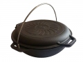 8 L Gusseisentopf Lid-Pan