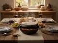 8 L Gusseisentopf Lid-Pan