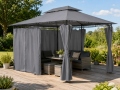 Paviljong ALTANA 3x4 m, grå