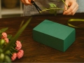 Blommigt skum BRICK 20x11x7cm