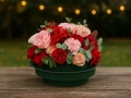 Blommigt skum CONTENITO Ø 12/8cm