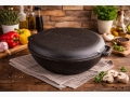Gjutjärnspanna Ø 36 cm WOK Lid-Pan