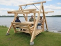 Grillpaviljong Captain John utan tak