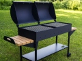Grill med lock och hyllor Comfort Plus XL