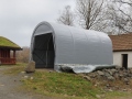 Lagertält 4x9x4 m PVC610