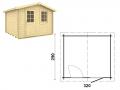 Trädgårdshus CAROLINE B