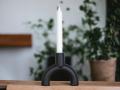 Ljusstake i keramik 15x13x4 cm