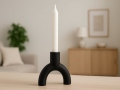 Ljusstake i keramik 15x13x4 cm