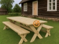 Träbord RETRO 177x75x70