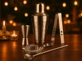 Set med cocktailshakers, 5 st