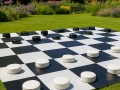 Trädgårdsspel Checkers 2,4x2,4m
