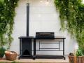 BBQ-grill med gryta