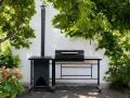 BBQ-grill med gryta