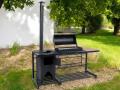 BBQ-grill med gryta