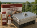 Outdoor table smoker SET