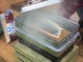 Outdoor table smoker