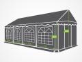 5x8 m Partytält i PVC