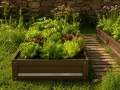 Hochbeet 65x200x20cm