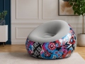 Uppblåsbar fåtölj Floral