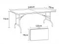 Bord FOLDLINE 240