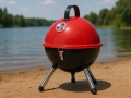 Grillboll 31 cm, röd