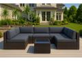 Loungesoffa 8-sits Lugano