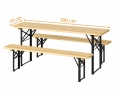 1 bord + 2 bänkar 180x70