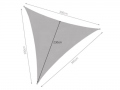 Sonnensegel 3x3x3 m