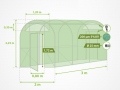Folieväxthus PORTA 2x3 m