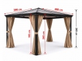 Gartenpavillon SORENTO 3x4