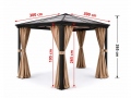 Gartenpavillon SORENTO 3x3
