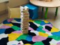 Jenga torn i trä