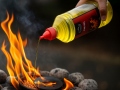 Gel för brandbelysning