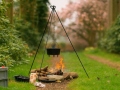Tripod Grill Hanger med kedja 118cm