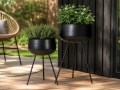 Metal flower pots ARDOLA 2 pcs
