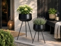 Metal flower pots ARDOLA 2 pcs