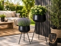 Metal flower pots ARDOLA 2 pcs