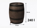 Regnvattentank ROTO 240 l