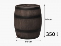 Regnvattentank ROTO 350 l