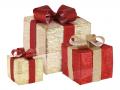 LED-dekor GIFTBOX x3